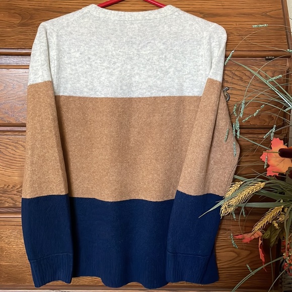 J.Crew Colorblock Sweater Size Medium - Picture 5 of 5